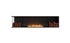 Ecosmart Fire Flex 86LC.BX2 Left Corner Fireplace Insert - Black Finish / Stainless Steel Burner - ESF.FX.86LC.BX2